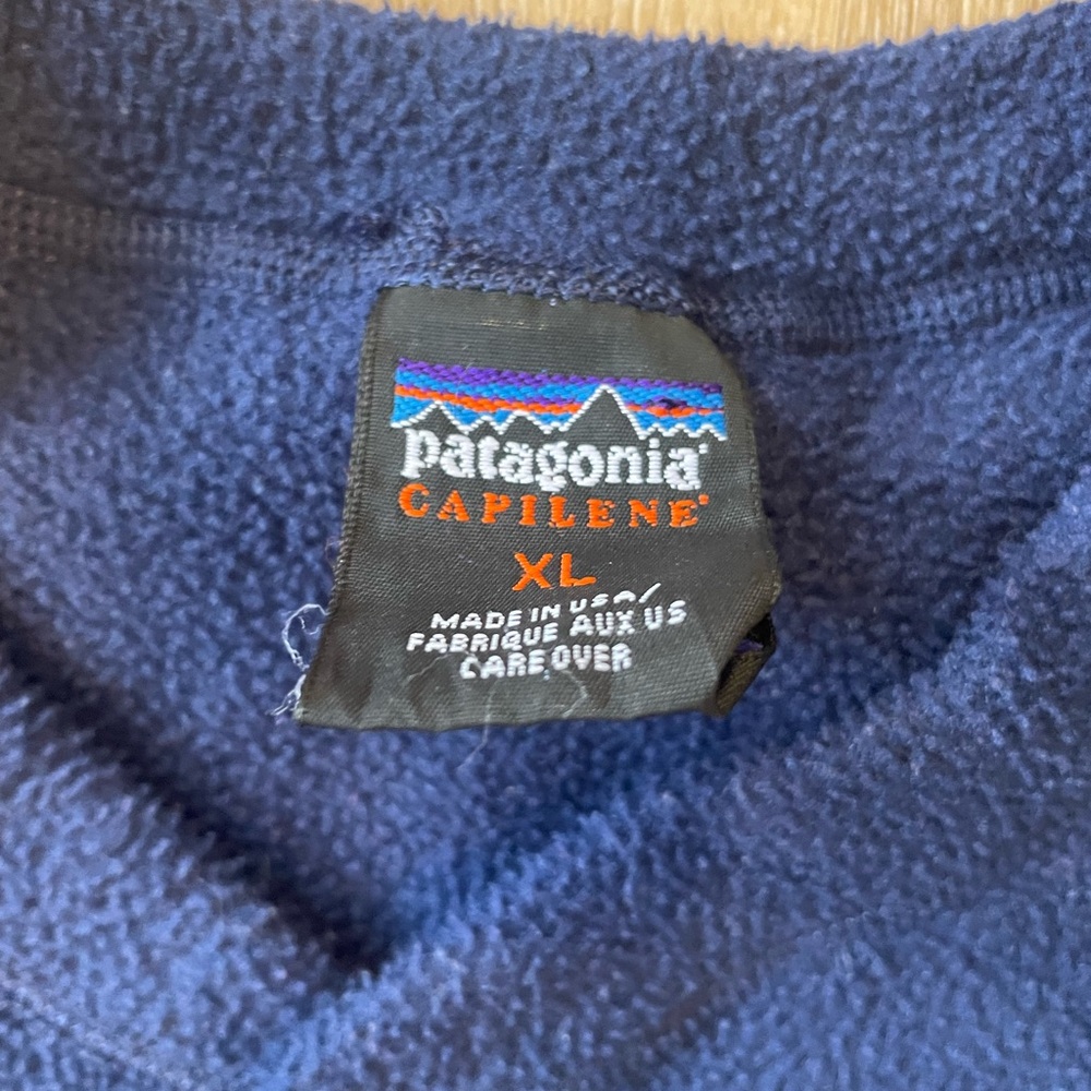 Vintage Patagonia Capilene Fleece Henley Shirt - Picture 8 of 8